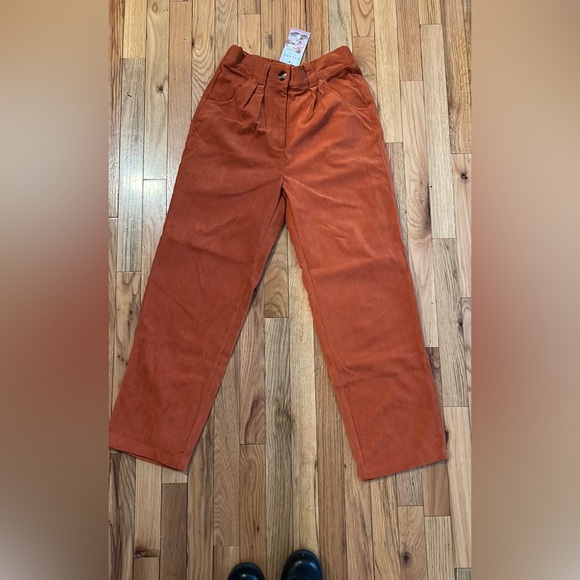Halara orange corduroy pants - Picture 2 of 2